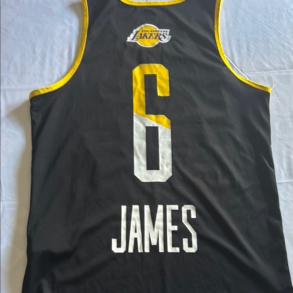 NBA Lakers Black and Yellow Jersey - Picture 3 of 6